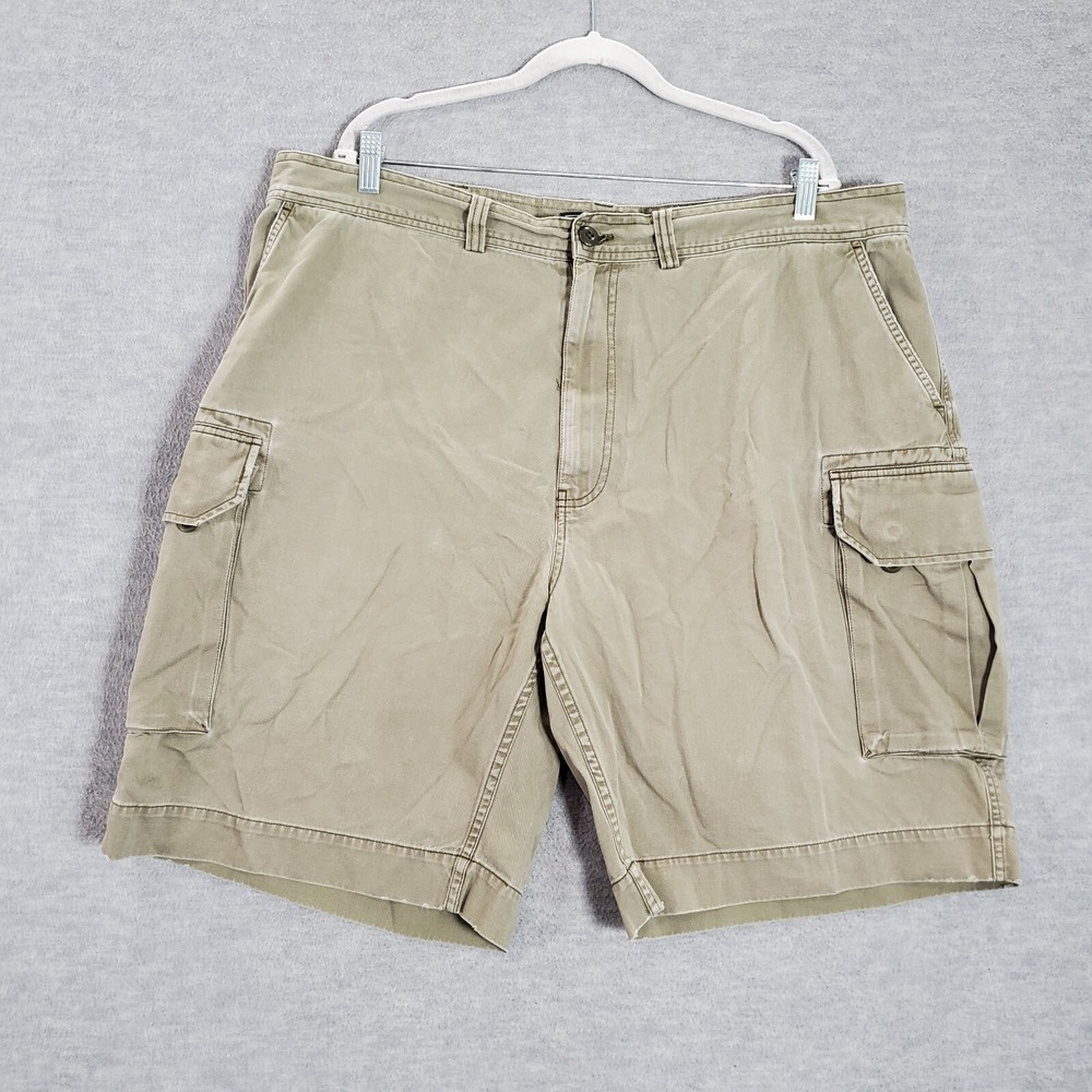 VINTAGE Polo Ralph Lauren Men Shorts 42 Brown Cargo Outdoor Hiking 67 Chino READ